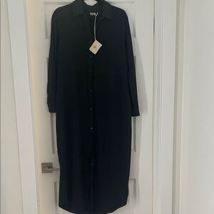 Faherty Legend charcoal grey  Sweater Dress